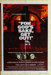 p030 AMITYVILLE HORROR one-sheet movie poster '79 AIP, James Brolin