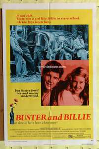 p134 BUSTER & BILLIE style B one-sheet movie poster '74 Jan-Michael Vincent