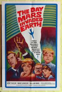 p211 DAY MARS INVADED EARTH one-sheet movie poster '63 Marie Windsor