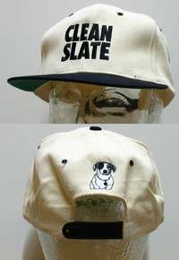 m032 CLEAN SLATE white special promotional movie hat '94 cool embroidered dog!