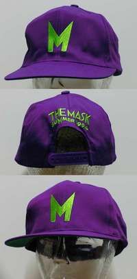 m008 MASK 2 purple special promotional movie hats '94 Jim Carrey, Cameron Diaz