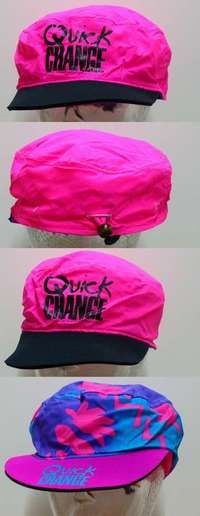 m009 QUICK CHANGE 2 pink reversible special promotional movie hats '90 Bill Murray