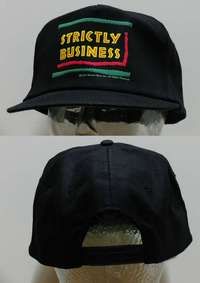 m057 STRICTLY BUSINESS black special promotional movie hat '91 Warner Bros.