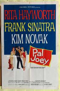 p635 PAL JOEY one-sheet movie poster '57 Rita Hayworth, Sinatra, Novak