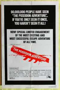 p651 POSEIDON ADVENTURE style B 1sh movie poster R74 Gene Hackman