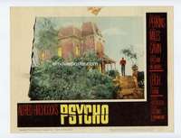 s229 PSYCHO movie lobby card #3 '60 Hitchcock, classic house image!
