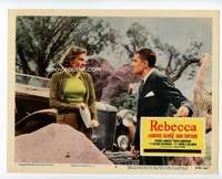 s005 REBECCA movie lobby card #5 R56 Olivier and Fontaine by car!