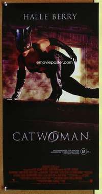 t024 CATWOMAN Aust daybill movie poster '04 sexy Halle Berry!
