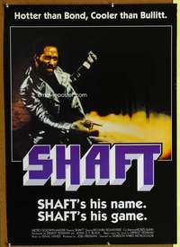 t004 SHAFT special English 24x34 movie poster R97 Richard Roundtree