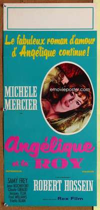 t046 ANGELIQUE & THE KING Italian locandina movie poster R60s Michele Mercier