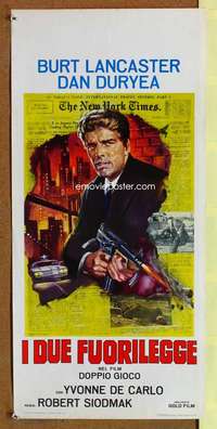 t057 CRISS CROSS Italian locandina movie poster R66 Burt Lancaster