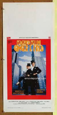 t065 GINGER & FRED Italian locandina movie poster '86 Federico Fellini