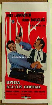 t066 GUNFIGHT AT THE OK CORRAL Italian locandina movie poster R64