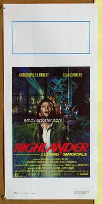 t068 HIGHLANDER Italian locandina movie poster '86 Christopher Lambert