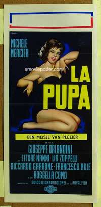 t075 LA PUPA Italian locandina movie poster '63 sexy Michele Mercier!