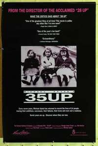 v283 35 UP one-sheet movie poster '91 Michael Apted English documentary!