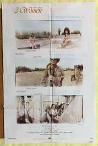 v095 3 WOMEN one-sheet movie poster '77 Robert Altman, Shelley Duvall