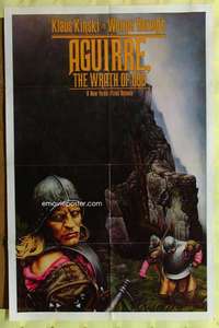 v097 AGUIRRE, THE WRATH OF GOD one-sheet movie poster '72 Klaus Kinski