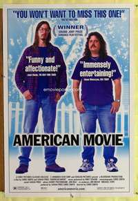 v296 AMERICAN MOVIE one-sheet movie poster '99 wild horror documentary!