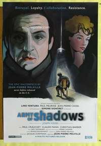 v301 ARMY OF SHADOWS one-sheet movie poster '06 Jean-Pierre Melville