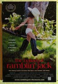 v305 BALLAD OF RAMBLIN' JACK DS one-sheet movie poster '00 Jack Elliott