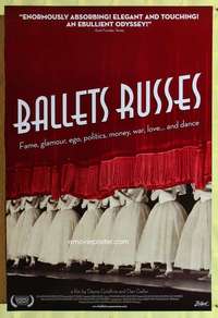 v306 BALLETS RUSSES one-sheet movie poster '05 Russian ballet documentary!