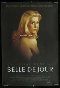 v317 BELLE DE JOUR DS one-sheet movie poster R95 sexy Catherine Deneuve!
