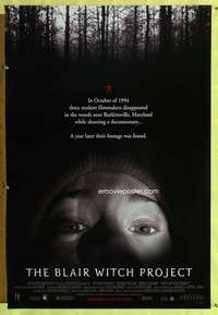 v328 BLAIR WITCH PROJECT one-sheet movie poster '99 horror cult classic!