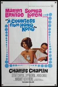 v046 COUNTESS FROM HONG KONG one-sheet movie poster '67 Sophia Loren