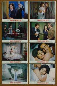 v078 GHOSTS ITALIAN STYLE 8 movie lobby cards '68 sexy Sophia Loren!