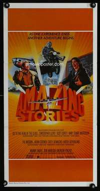 w638 AMAZING STORIES Aust daybill movie poster '87 Steven Spielberg