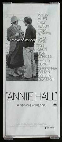 w645 ANNIE HALL Aust daybill movie poster '77 Woody Allen, Keaton
