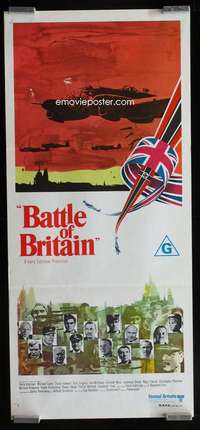 w660 BATTLE OF BRITAIN Aust daybill movie poster '69 Michael Caine