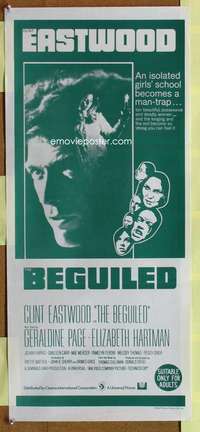 w663 BEGUILED Aust daybill movie poster R70s Clint Eastwood, Page