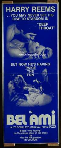 w664 BEL AMI Aust daybill movie poster '76 non-U.S. Harry Reems!