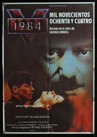 w334 1984 Spanish movie poster '84 George Orwell, John Hurt