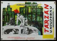 w071 TARZAN'S NEW YORK ADVENTURE Yugoslavian movie poster R60s