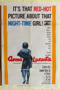 a042 ANNA LUCASTA one-sheet movie poster '59 Eartha Kitt, Sammy Davis