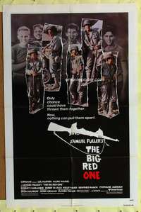 a079 BIG RED ONE one-sheet movie poster '80 Samuel Fuller, Lee Marvin