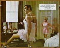 b312 CARRY ON GIRLS English movie lobby card '73 wacky man in drag!