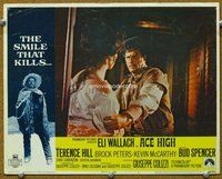 b191 ACE HIGH movie lobby card #1 '69 Eli Wallach close up!