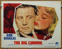 b192 ACE IN THE HOLE movie lobby card #8 '51 Douglas & Sterling c/u!