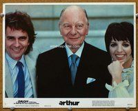 b219 ARTHUR movie lobby card #1 '81 Dudley Moore, Minnelli, Gielgud