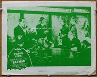 b230 BATMAN Chap 6 movie lobby card R54 DC Comics superhero serial!
