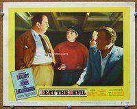 b235 BEAT THE DEVIL movie lobby card #8 '53 Bogart, Robert Morley