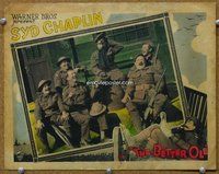 b252 BETTER 'OLE movie lobby card '26 Syd Chaplin military comedy!