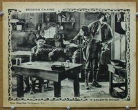 b293 BROKEN CHAINS movie lobby card '22 Colleen Moore brought back!