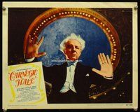 b310 CARNEGIE HALL movie lobby card #3 '47 great image of maestro!