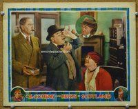 b344 COHENS & KELLYS IN SCOTLAND movie lobby card '30 Jewish/Irish!