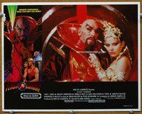 b460 FLASH GORDON movie lobby card '80 Max Von Sydow as Ming!